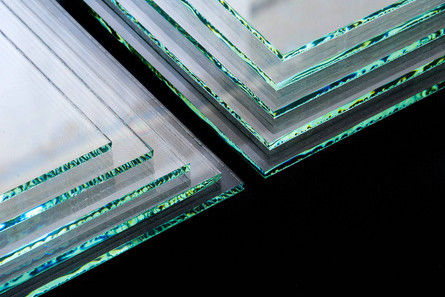 青ダオ 2mm-19mm 透明浮きガラス/建物/バルコニー/家具 ドア&窓用 テンパーガラス