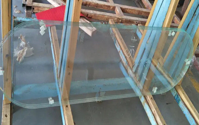超透明浮遊ガラス 建築物 耐熱 ≤0.3mm/m°C 規則のない設計